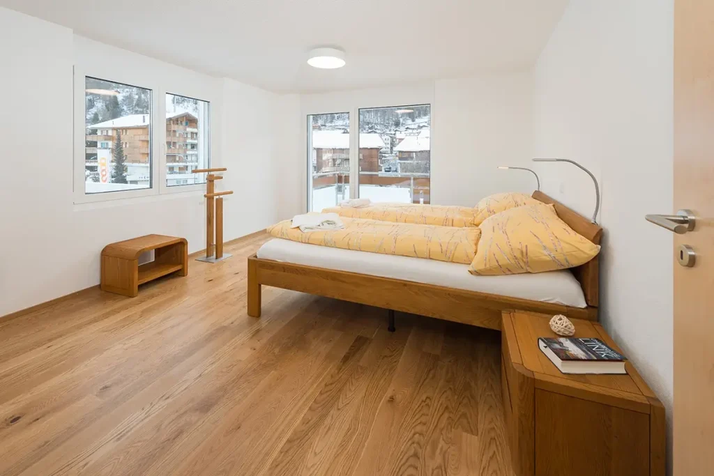 schlafzimmer ferienwohnung millegga graechen 05